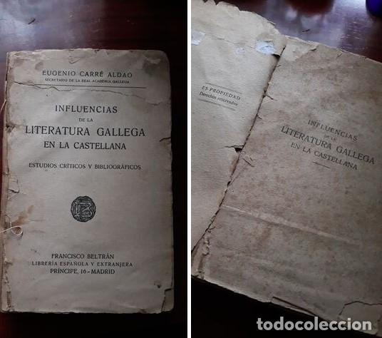 Libros antiguos: INFLUENCIAS LITERATURA GALLEGA - Foto 1