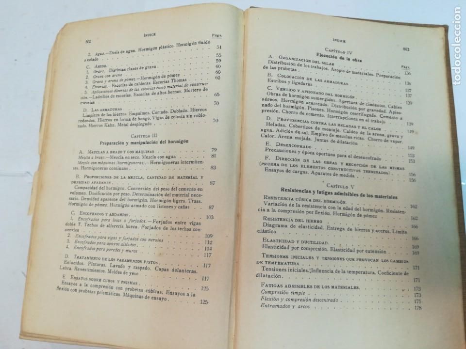 Libros antiguos: C. KERSTEN Construcciones de Hormig&oacute;n armado S988T - Foto 6