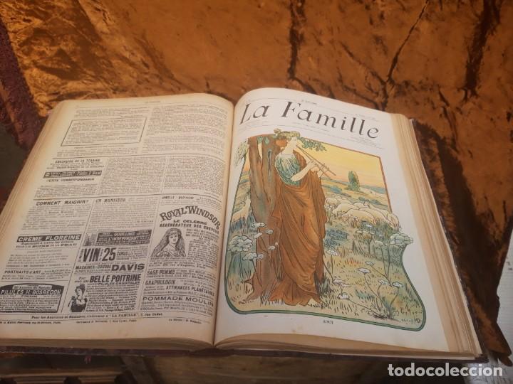 Libros antiguos: Encuadernable de La Famille 1902 - Foto 5