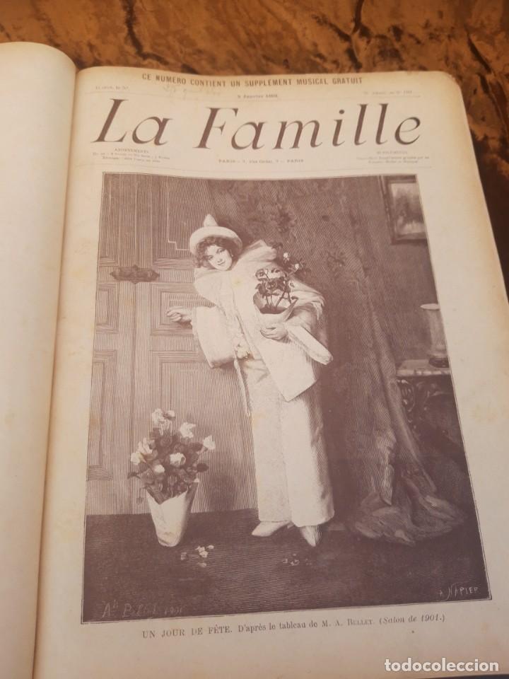 Libros antiguos: Encuadernable de La Famille 1902 - Foto 10