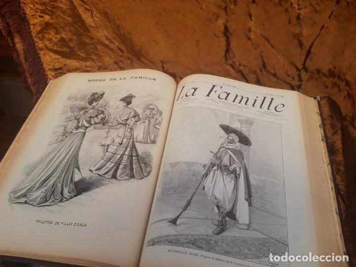 Libros antiguos: Encuadernable de La Famille 1905 - Foto 10