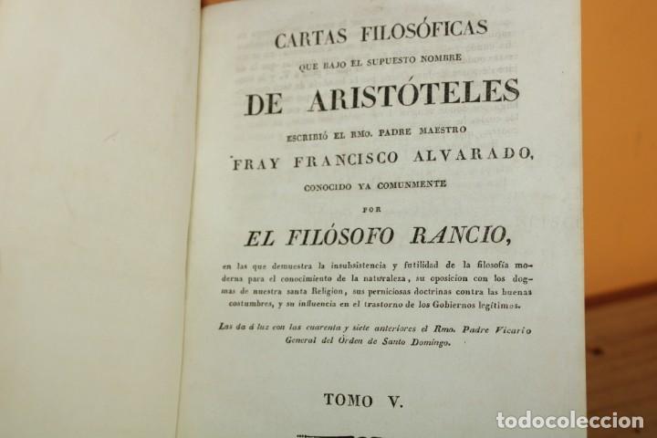 Libros antiguos: 1824-1825 / CARTAS CRITICAS QUE ESCRIBIO EL RMO.PADRE MAESTRO FR.ALVARADO,EL FILOSOFO RANCIO 5 TOMOS - Foto 22 - 220615671