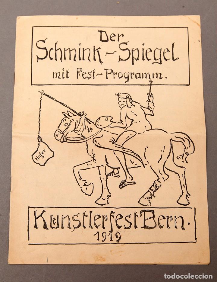 Libros antiguos: Der Schmink-Spiegel mit Fest-Programm - 1919 - Berna (Suiza) - Foto 1