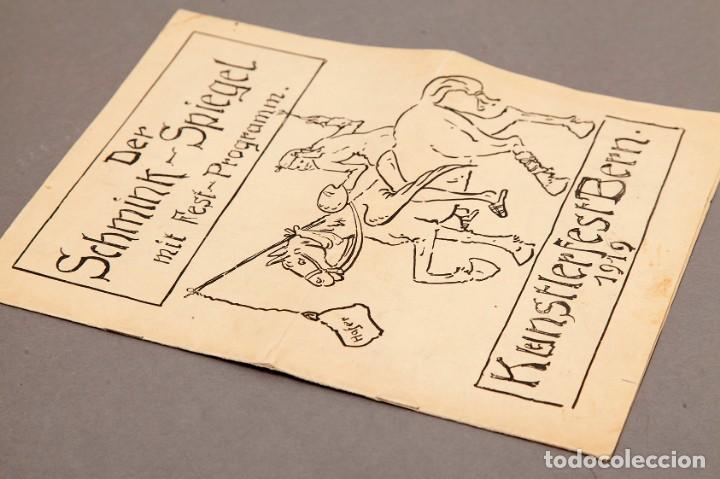Libros antiguos: Der Schmink-Spiegel mit Fest-Programm - 1919 - Berna (Suiza) - Foto 2
