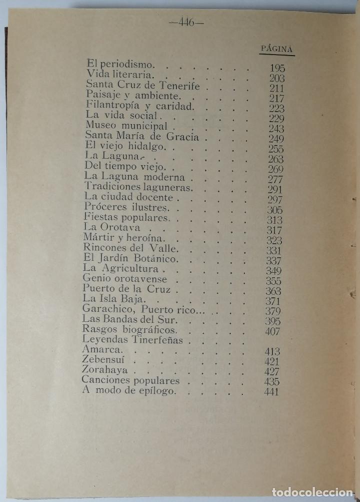 Libros antiguos: TENERIFE. LEONCIO RODRIGUEZ. 1916. - Foto 5