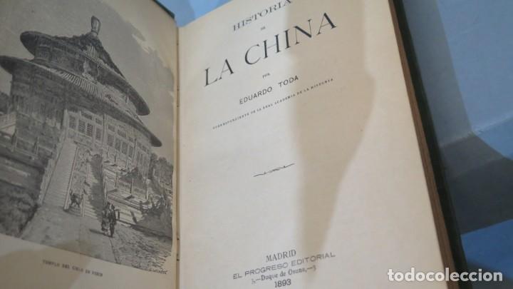 Libros antiguos: 1893.- HISTORIA DE LA CHINA - Foto 2
