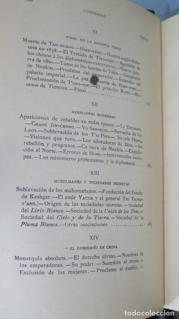 Libros antiguos: 1893.- HISTORIA DE LA CHINA - Foto 7
