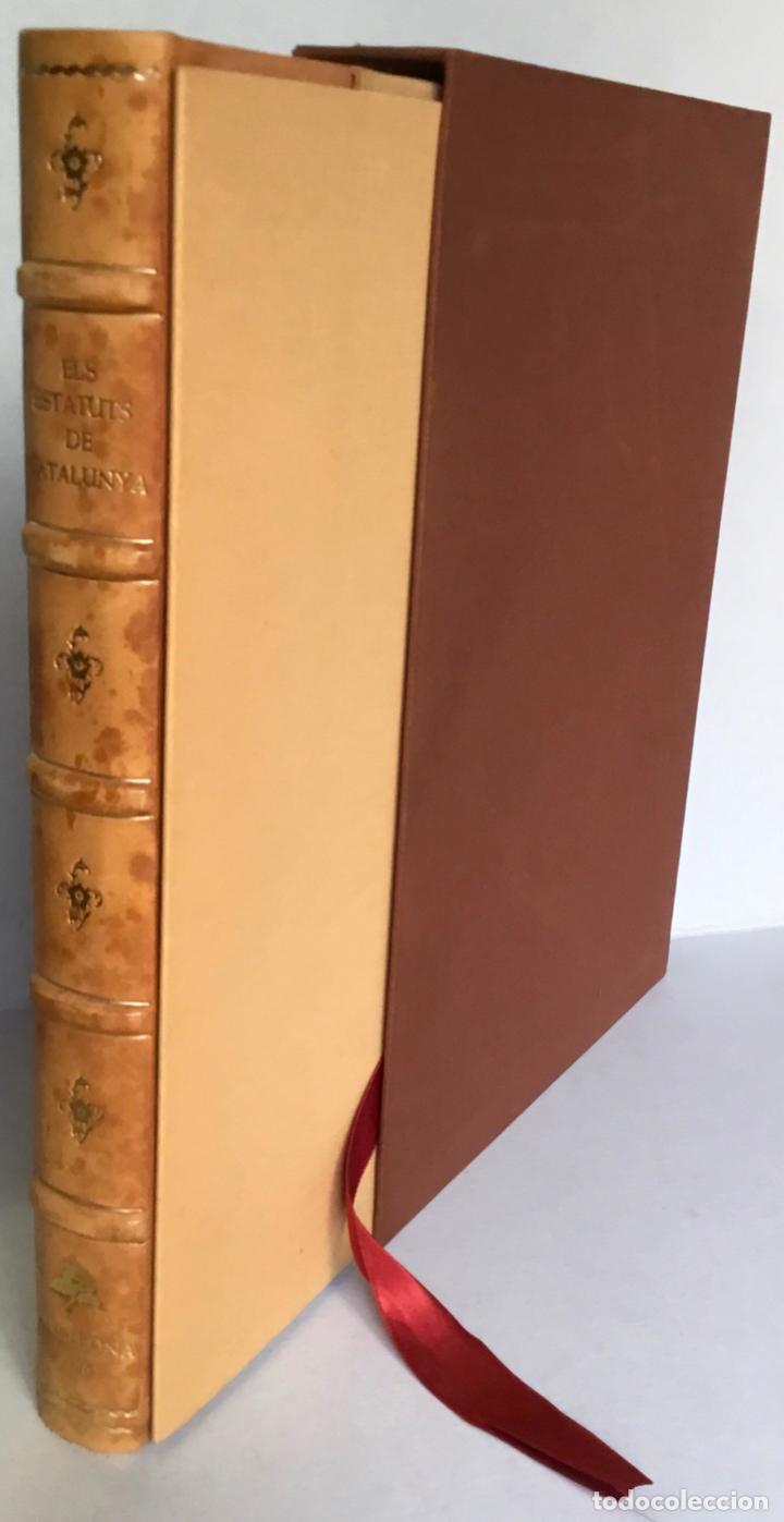 Libros antiguos: ESTATUTS (ELS) DE CATALUNYA. - Foto 2