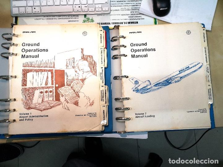 Libros antiguos: PAN AM Ground Operations Manual Binders (2 Manuales) - Foto 2