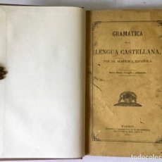 Libros antiguos: GRAMÁTICA DE LA LENGUA CASTELLANA. - [REAL ACADEMIA ESPAÑOLA.]. Lote 123269050