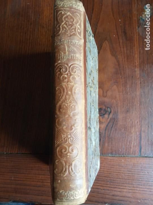 Libros antiguos: Elementos de Literatura- Jos&eacute; Coll y Veh&iacute;.1857. - Foto 1