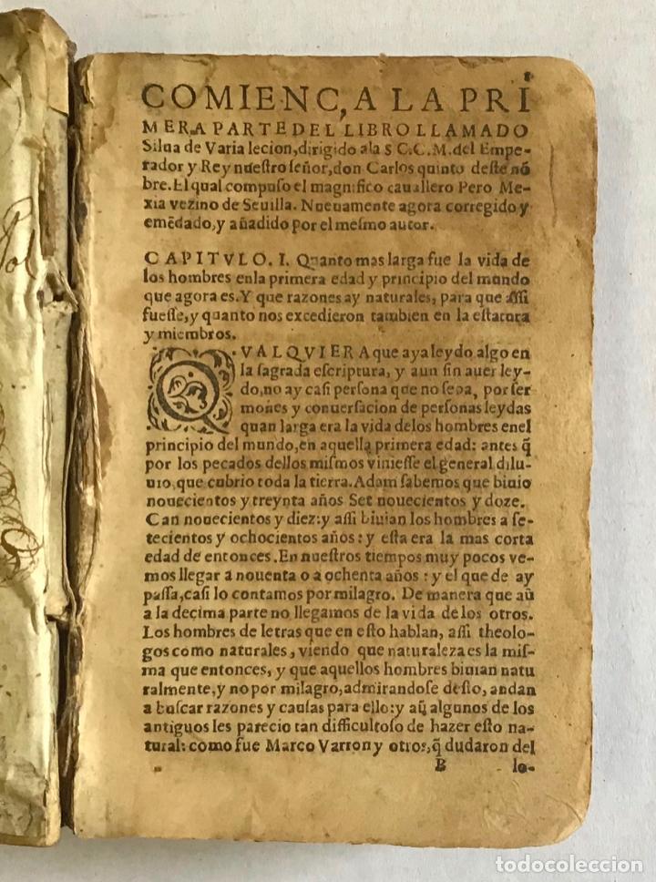 Libros antiguos: SILVA DE VARIA LECION. - MEX&Iacute;A, Pedro. - Foto 2