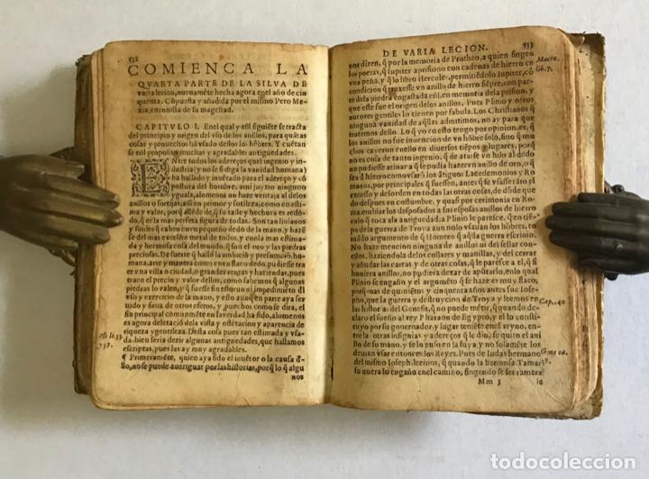 Libros antiguos: SILVA DE VARIA LECION. - MEX&Iacute;A, Pedro. - Foto 7