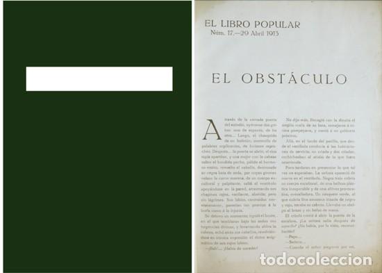 Libros antiguos: VAL, Luis de. El Obst&aacute;culo. 1913. - Foto 1