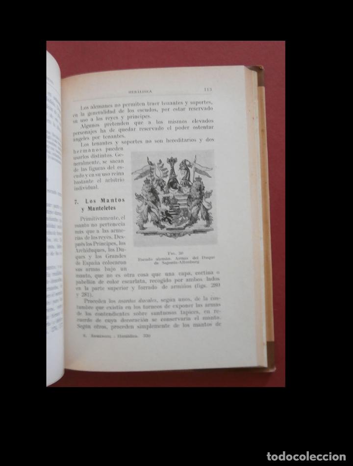Libros antiguos: Her&aacute;ldica. A. de Armengol y de Pereyra - Foto 2