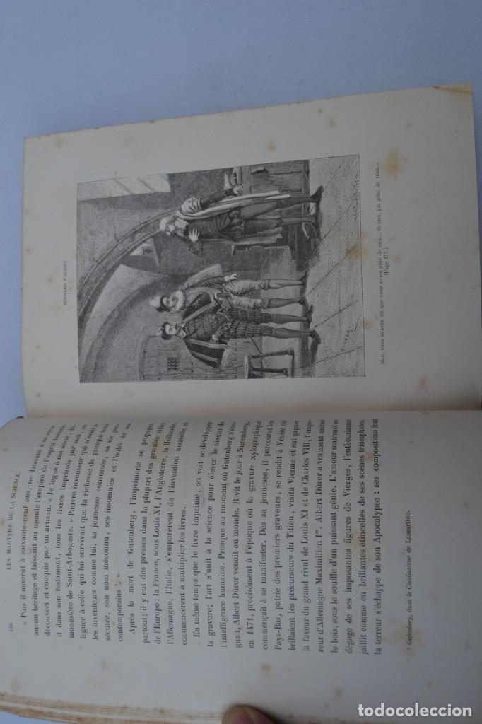 Libros antiguos: SIGLO XIX LIBRO LOS MARTIRES DE LA CIENCIA - Foto 3