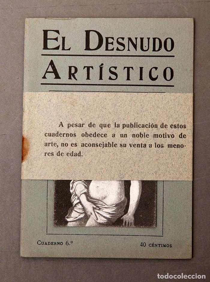 Old books: EL DESNUDO ARTISTICO - CUADERNO 6 - EROTISMO - SICAL&Iacute;PTICA