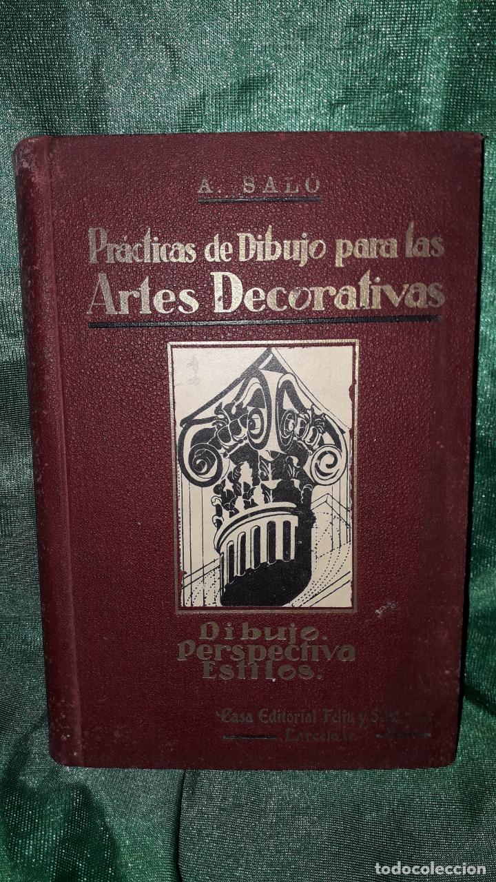 Libros antiguos: Pr&aacute;cticas de Dibujo para las Artes Decorativas - Foto 1
