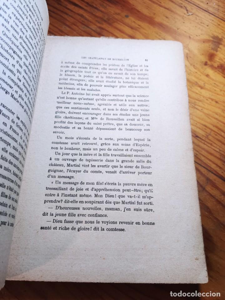 Libros antiguos: Les chatelaines de roussillon. Comtesse de la rochere. MAME. Serie 22. - Foto 6