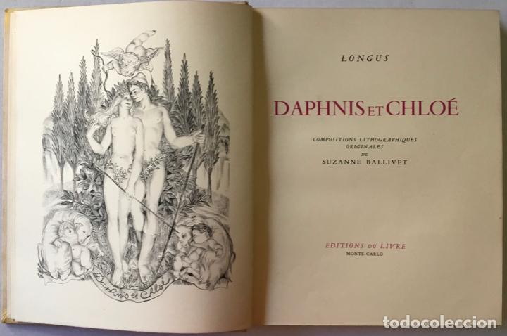 Libros antiguos: DAPHNIS ET CHLO&Eacute;. - LONGUS. - Foto 1