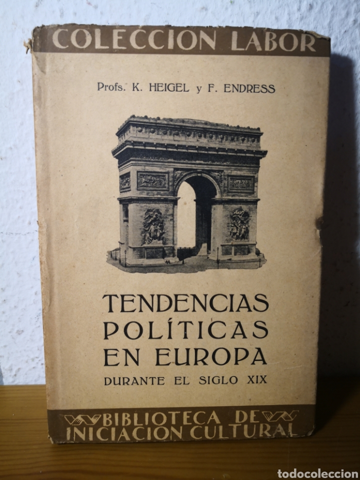 Old books: TENDENCIAS POL&Iacute;TICAS EN EUROPA - COLECCI&Oacute;N LABOR, K. HEIGEL Y F. ENDRESS