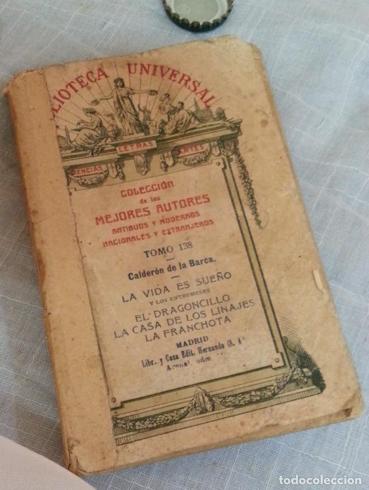 Libros antiguos: Libro antiguo. Biblioteca Universal. Calder&oacute;n de la Barca. A&ntilde;o 1926. - Foto 1