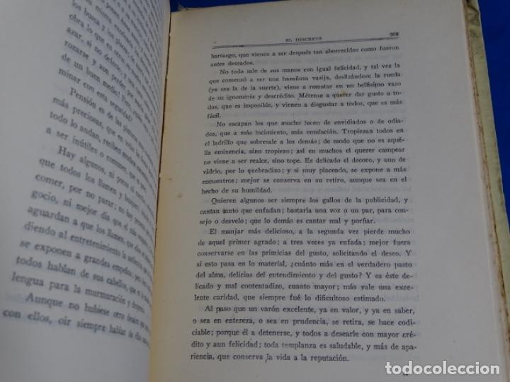 Libros antiguos: BALTASAR GRACIAN.EL OR&Aacute;CULO MANUAL EL H&Eacute;ROE Y EL DISCRETO.1930. - Foto 2