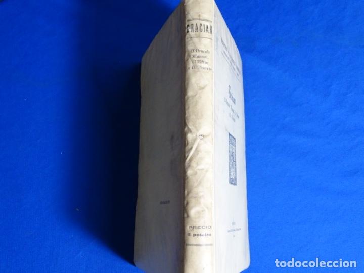 Libros antiguos: BALTASAR GRACIAN.EL OR&Aacute;CULO MANUAL EL H&Eacute;ROE Y EL DISCRETO.1930. - Foto 5