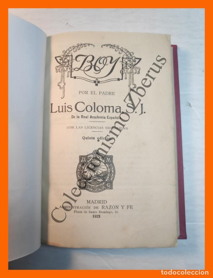 Libros antiguos: Boy - Luis Coloma - Foto 3