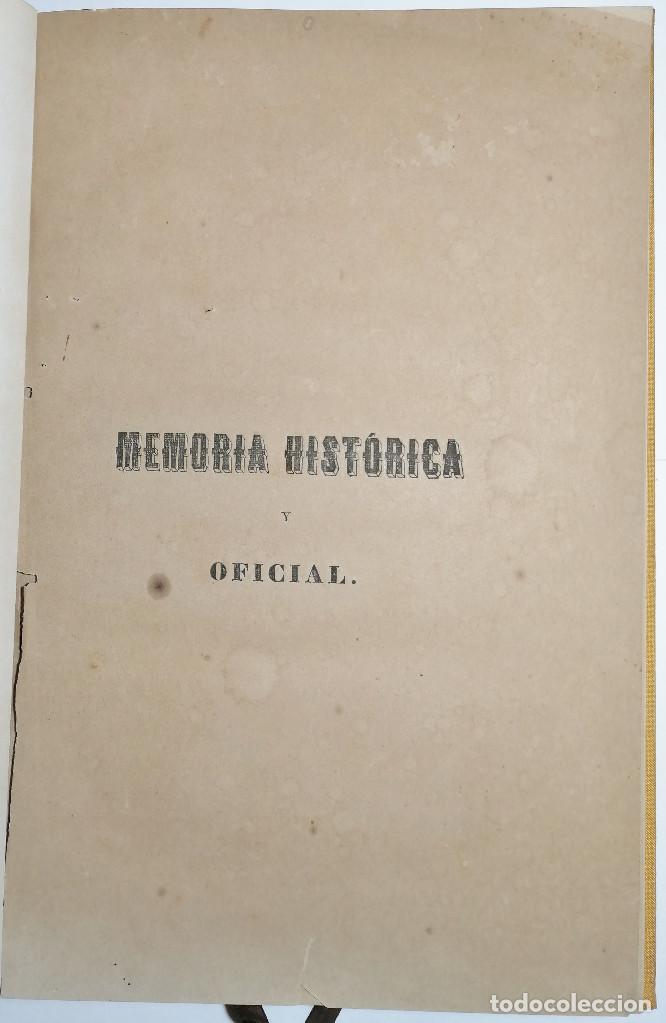 Livros antigos: MEMORIA HIST&Oacute;RICA Y OFICIAL DE LA EXPOSICI&Oacute;N DE CANARIAS -AGRICULTURA HISTORIA Y ARTE 1862. 1864.