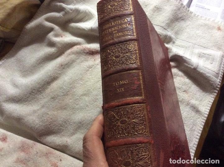 Libri antichi: BIBLIOTECA INTERNACIONAL DE OBRAS FAMOSAS - Tomo XIX 19 VV. AA ver foto indice