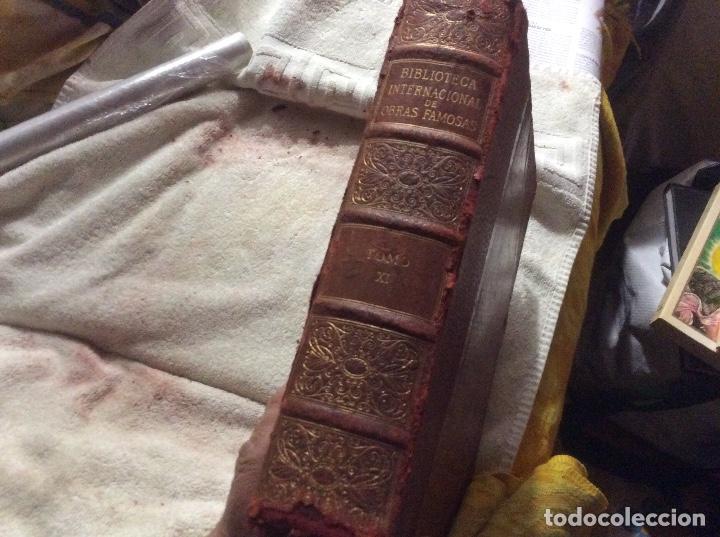 Libri antichi: BIBLIOTECA INTERNACIONAL DE OBRAS FAMOSAS - Tomo XI 11 VV. AA ver foto indice