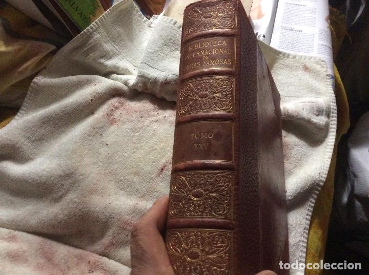 Libros antiguos: BIBLIOTECA INTERNACIONAL DE OBRAS FAMOSAS - Tomo XXV 25 VV. AA ver foto indice