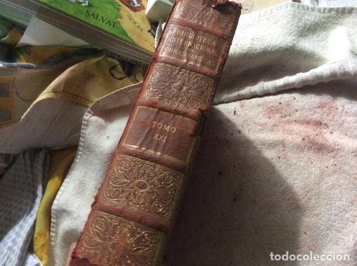 Libri antichi: BIBLIOTECA INTERNACIONAL DE OBRAS FAMOSAS - Tomo XXI 21 VV. AA ver foto indice pardo bazan