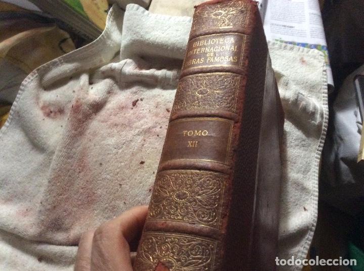 Libri antichi: BIBLIOTECA INTERNACIONAL DE OBRAS FAMOSAS - Tomo X II 12 VV. AA ver foto indice pardo bazan