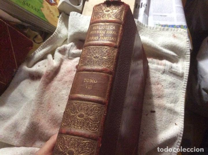 Libros antiguos: BIBLIOTECA INTERNACIONAL DE OBRAS FAMOSAS - Tomo VIII 8 VV. AA ver foto indice unamuno mistica