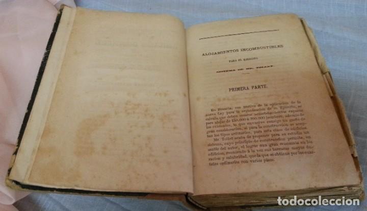 Libros antiguos: Libro antiguo. Comandancia Ingenieros de Melilla. A&ntilde;o1875. - Foto 3