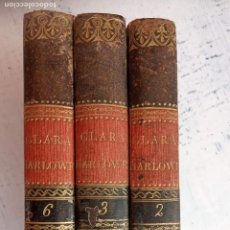 Libros antiguos: 1829 - SAMUEL RICHARDSON: CLARA HARLOWE. NOVELA - MADRID, TOMOS II,III,VI. Lote 223709800
