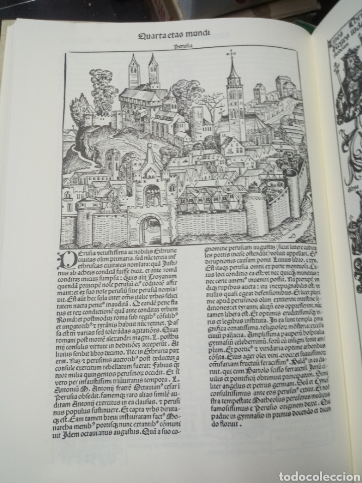 Libros antiguos: LIBER CHRONICARUM. CRONICA DE NUREMBERG - Foto 2