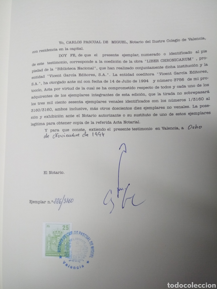 Libros antiguos: LIBER CHRONICARUM. CRONICA DE NUREMBERG - Foto 4