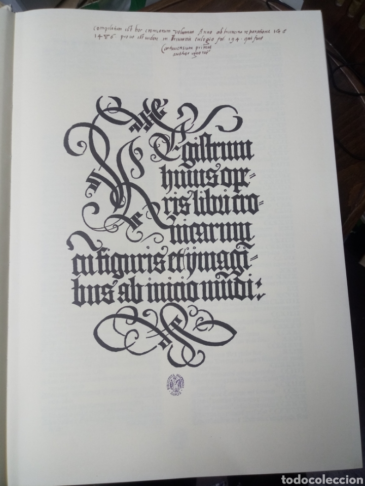 Libros antiguos: LIBER CHRONICARUM. CRONICA DE NUREMBERG - Foto 1