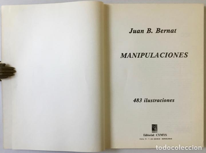 Libros antiguos: MANIPULACIONES. - BERNAT, Juan B. - Foto 2