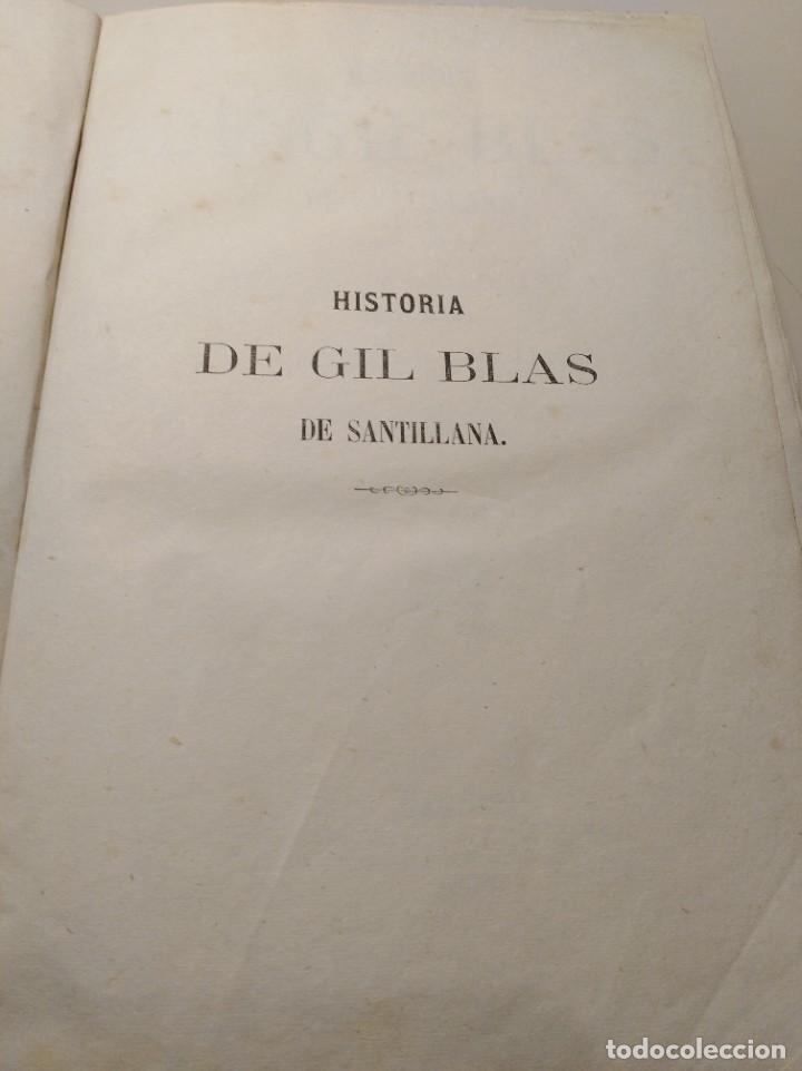 Libros antiguos: Historia de Gil Blas de Santillana - Foto 2