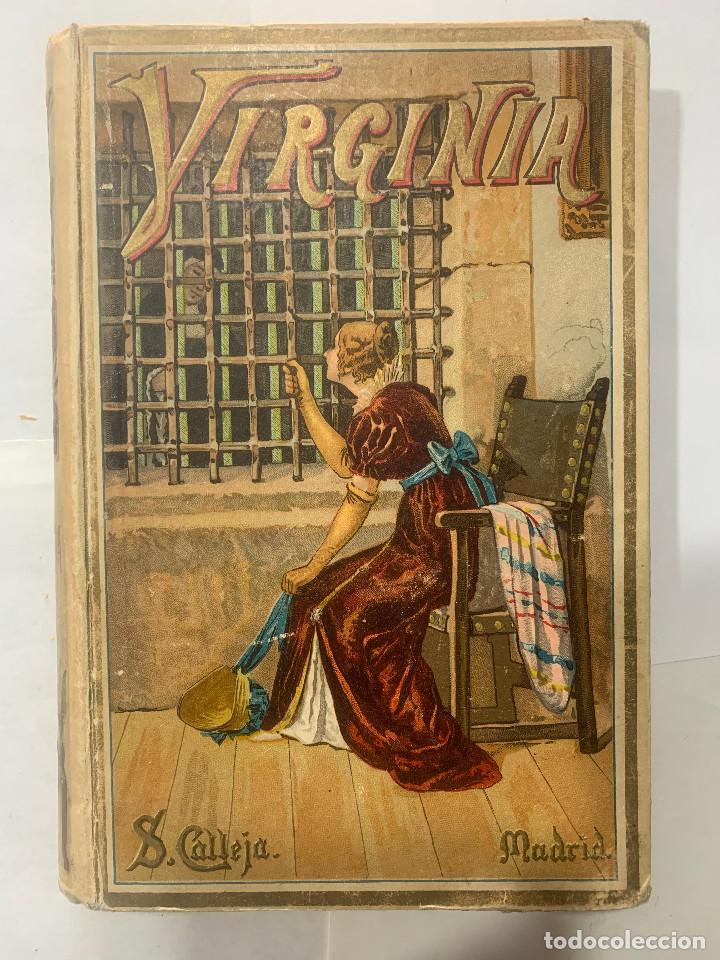 Libros antiguos: Virginia o la doncella cristiana - Foto 1