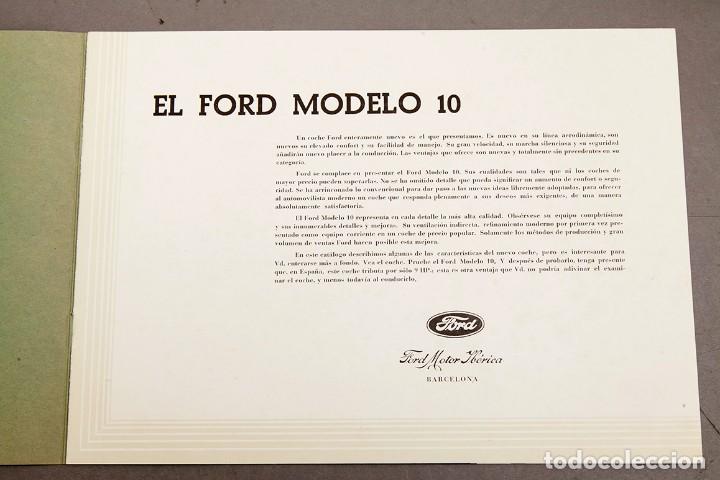 Libros antiguos: FORD Modelo 10 - Cat&aacute;logo de 1935 - Foto 3