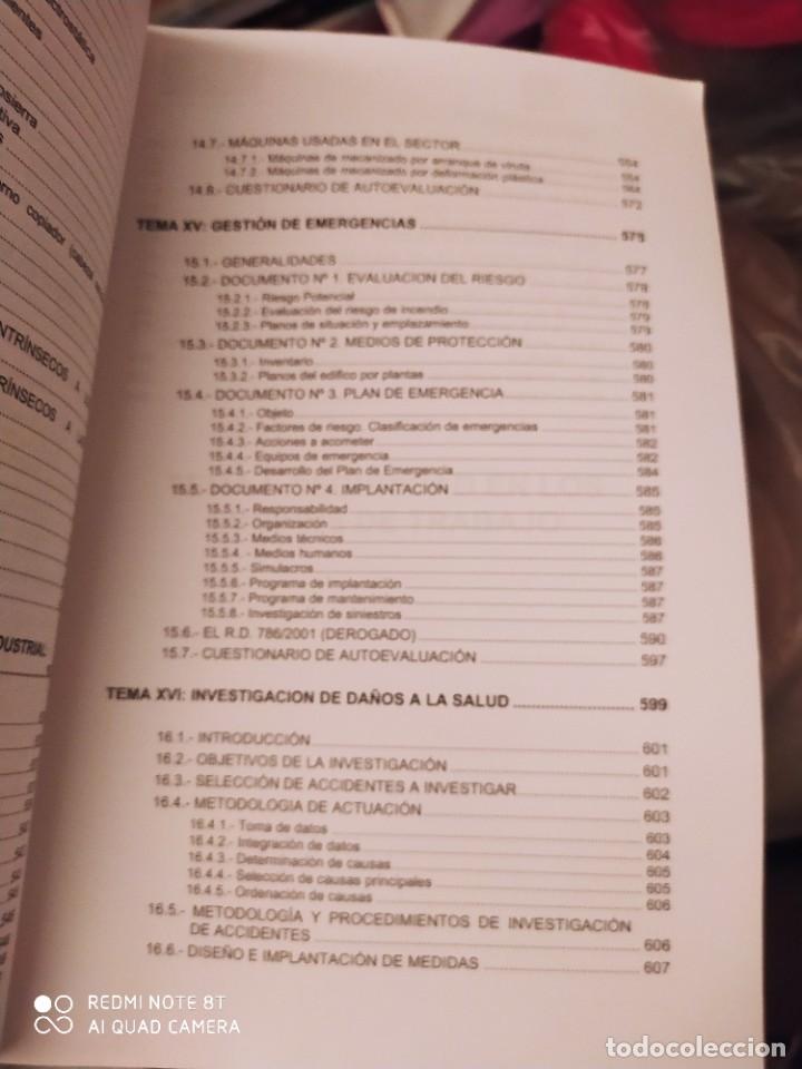 Libros antiguos: M&aacute;ster en prevenci&oacute;n de riesgos laborales - Foto 3