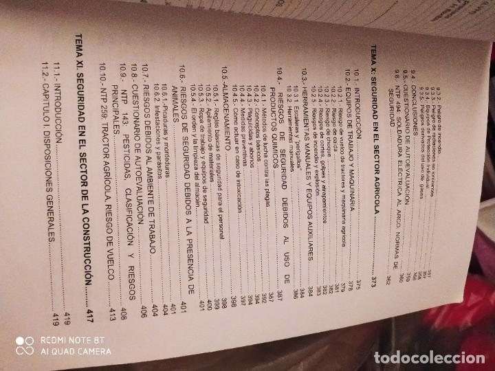 Libros antiguos: M&aacute;ster en prevenci&oacute;n de riesgos laborales - Foto 7