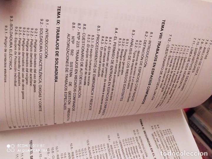 Libros antiguos: M&aacute;ster en prevenci&oacute;n de riesgos laborales - Foto 8