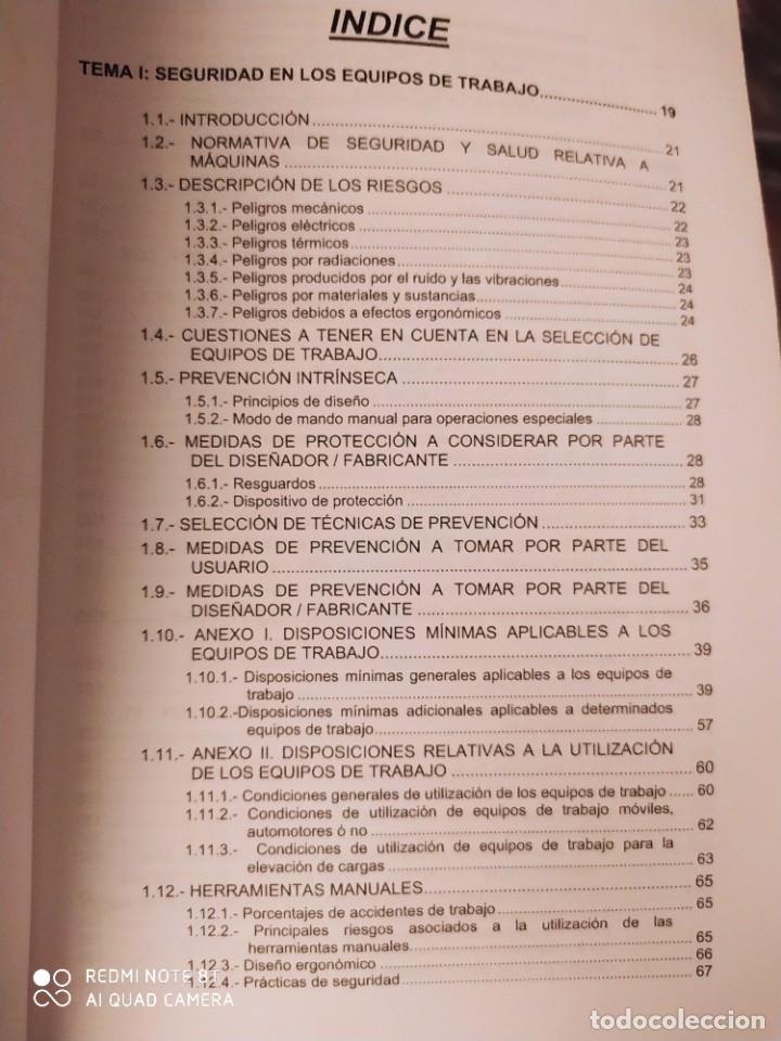 Libros antiguos: M&aacute;ster en prevenci&oacute;n de riesgos laborales - Foto 13
