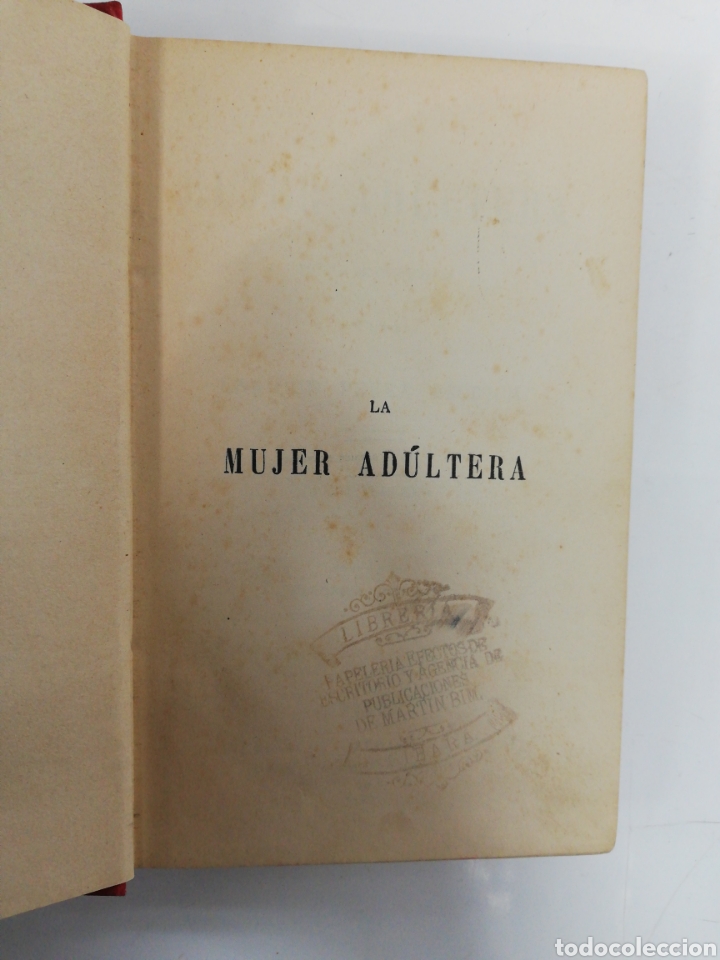 Libros antiguos: Colecci&oacute;n La mujer Ad&uacute;ltera. - Foto 5